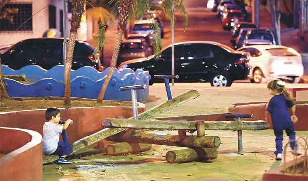 Minas ocupa primeiro lugar em número de mortes em playgrounds - Beto Magalhães/EM/D.A.Press
