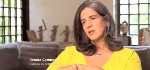 PSDB exibe fala de Renata Campos no horário eleitoral - Reprodução 
