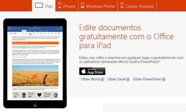 Microsoft oferece Word e Powerpoint grátis para celulares e tablets - divulgação