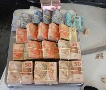 Integrante de quadrilha interestadual é preso com 50 quilos de drogas na Pampulha - Polícia Militar/Divulgação