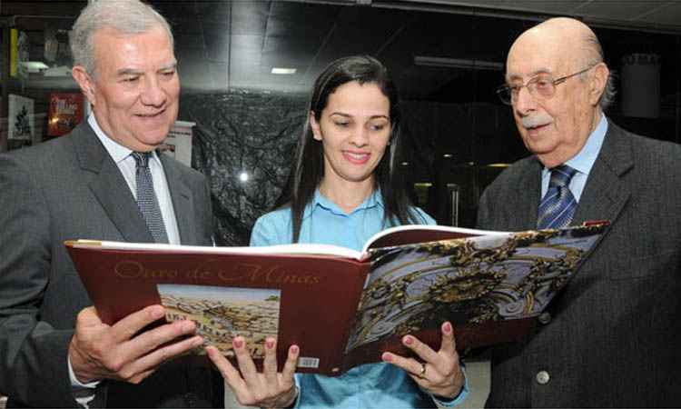 Lançado livro que conta conta a história de Minas Gerais por meio do ouro  - Fotos: Marcos Vieira/EM/D.A Press