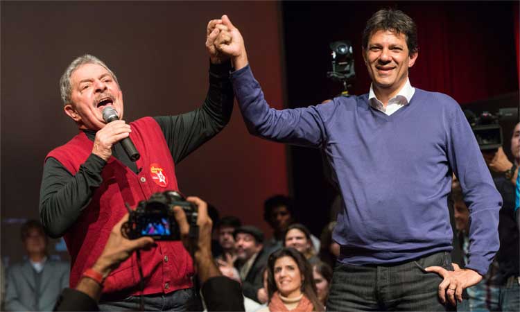 Lula destaca gestão de Haddad em evento com catadores - YASUYOSHI CHIBA