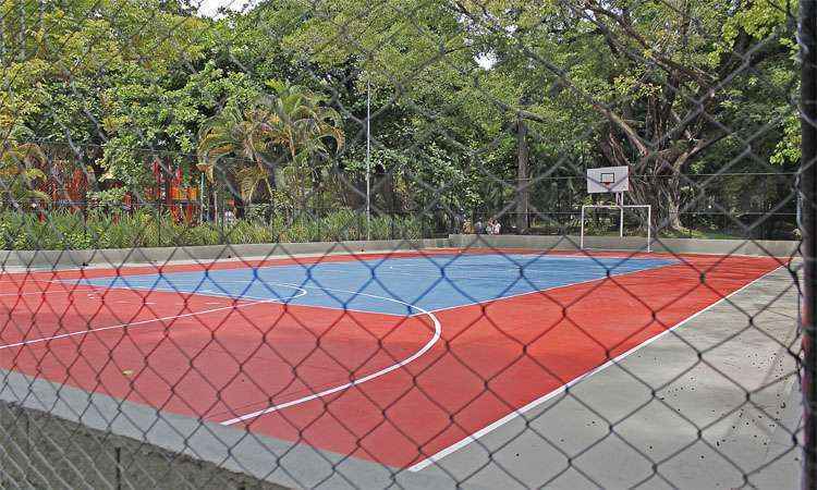 Quadra poliesportiva do Parque Municipal de BH é restaurada - Rafaela Andrade/PBH