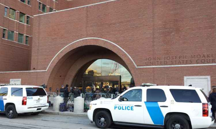 Começa nesta segunda julgamento de suspeito de atentado terrorista em Boston  - Brigitte Dusseau/AFP