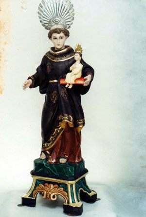 Imagem sacra é roubada depois de quase três anos sem ocorrências deste tipo em Minas - Paroquia de Santa Cruz/divulgação