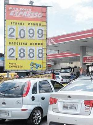 Aumento dos combustíveis em BH é maior do que valor estimado para repasse  - Beto Novaes/EM/D.A Press