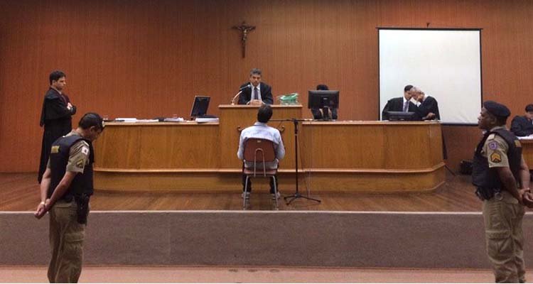 Testemunhas são ouvidas em julgamento de empresário acusado de matar o sócio em boate - TJMG/ Divulgação