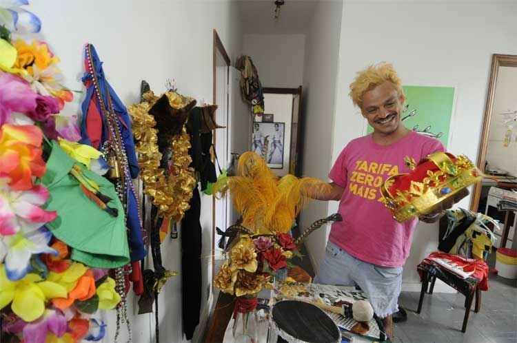 Historiador ressalta caráter político e espontâneo do carnaval de BH - Beto Magalhaes/EM/D.A Press