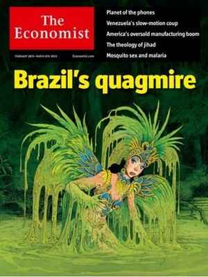 Brasil está em atoleiro, diz Economist em manchete de capa - Reprodução The Economist