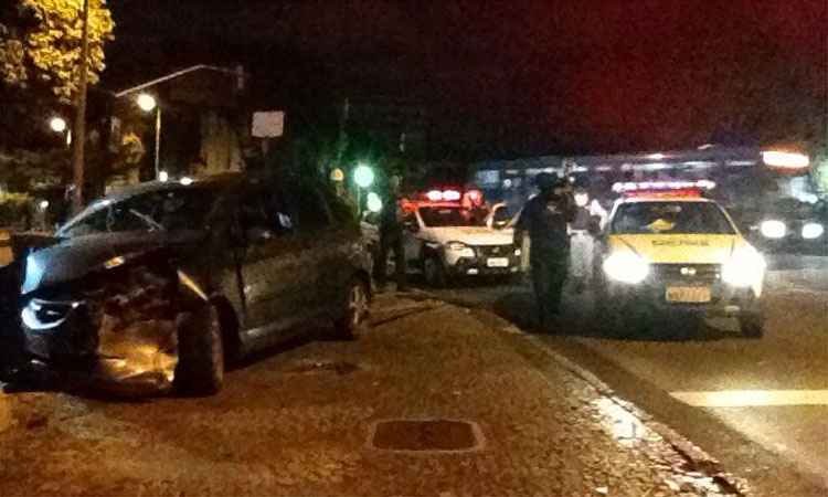 Homem sequestra mulher e é preso no Bairro de Lourdes depois de perseguição  - Lauro Lopes/TV Alterosa
