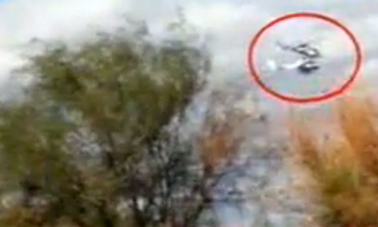 Vídeo mostra momento em que helicópteros se chocam na Argentina - Reprodução/Youtube