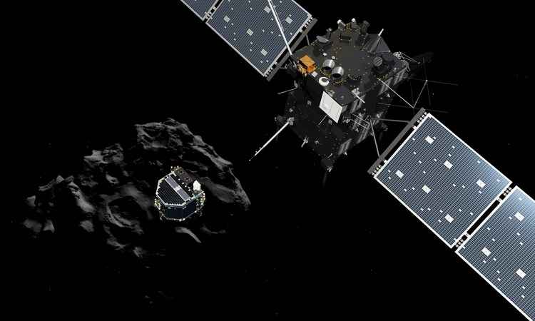 Sonda espacial descobre que cometa não tem campo magnético - AFP PHOTO / ESA / ATG MEDIALAB 