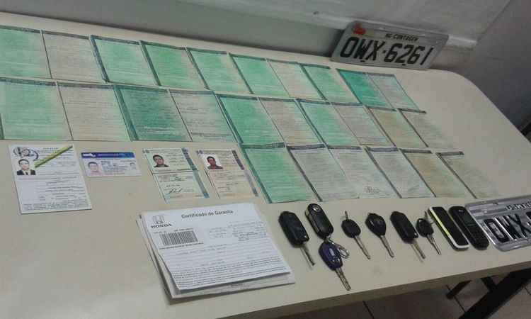 Integrante de quadrilha especializada em roubo e adulteração de veículos é preso em BH - Polícia Civil/Divulgação