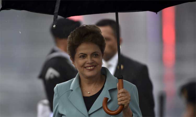 Dilma cai três posições e agora é a 7ª mulher mais poderosa do mundo, diz Forbes - AFP PHOTO / Yuri CORTEZ