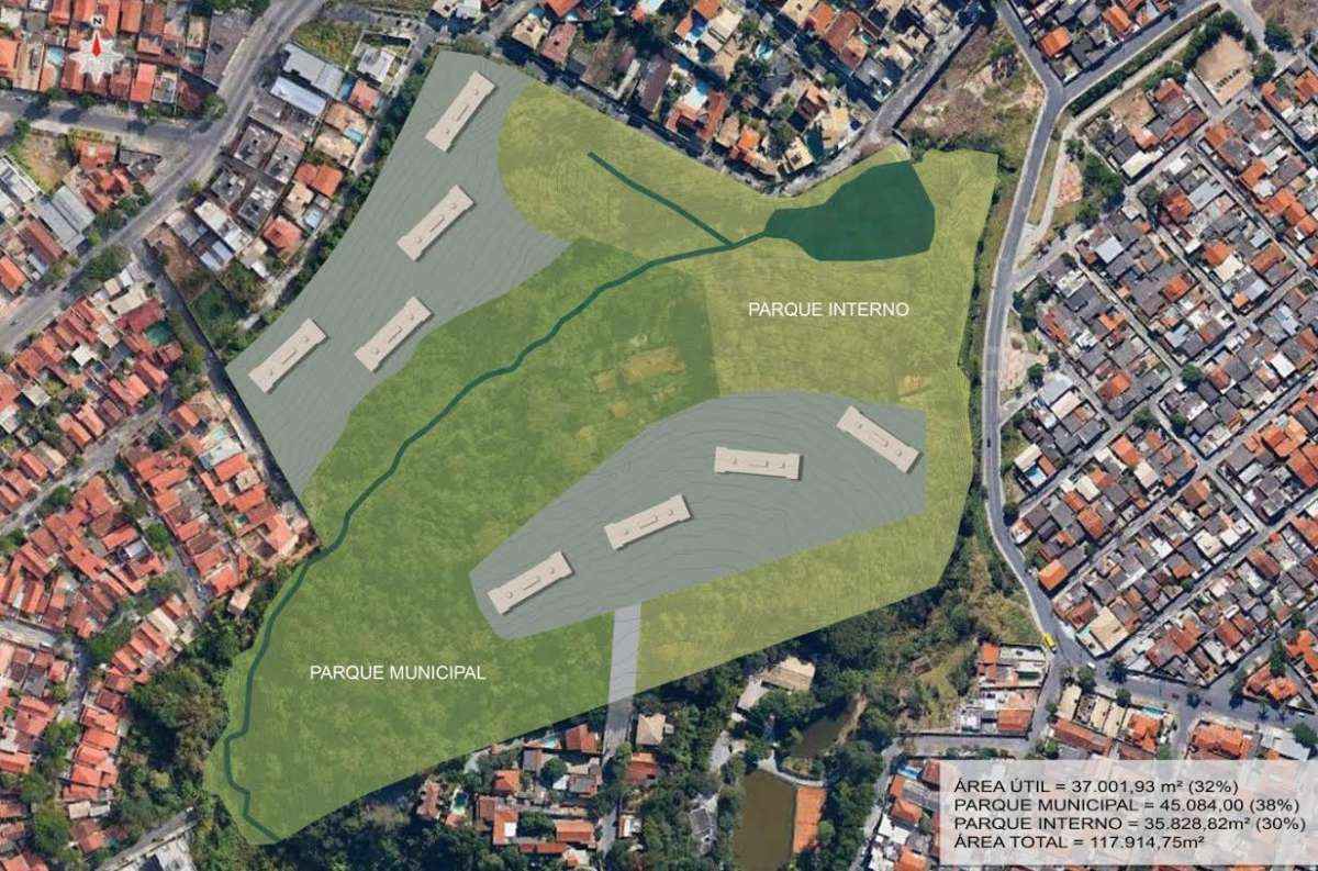 Empreendimento da Direcional na Mata do Planalto terá três parques - Direcional/Divulgação