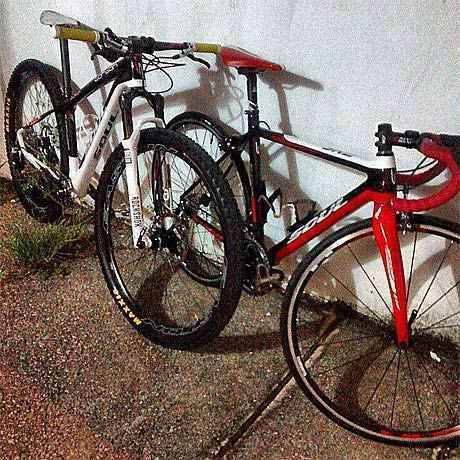 Bicicletas de pentacampeã brasileira são recuperadas pelo Batalhão Rotam em Contagem  - Facebook/Divulgação