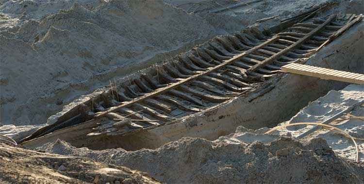 Navios seculares são achados na Estônia - AFP PHOTO / RAIGO PAJULA 