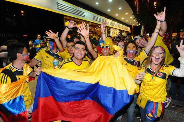 Há um ano, BH foi ocupada por colombianos que contagiaram cidade com alegria - Euler Junior/EM/D.A Press. 