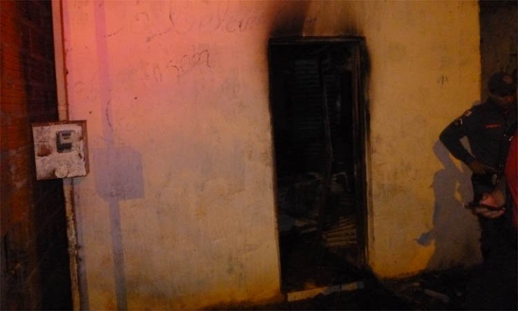 Menina de 1 ano morre queimada em incêndio no Norte de Minas - Corpo de Bombeiros/Divulgação