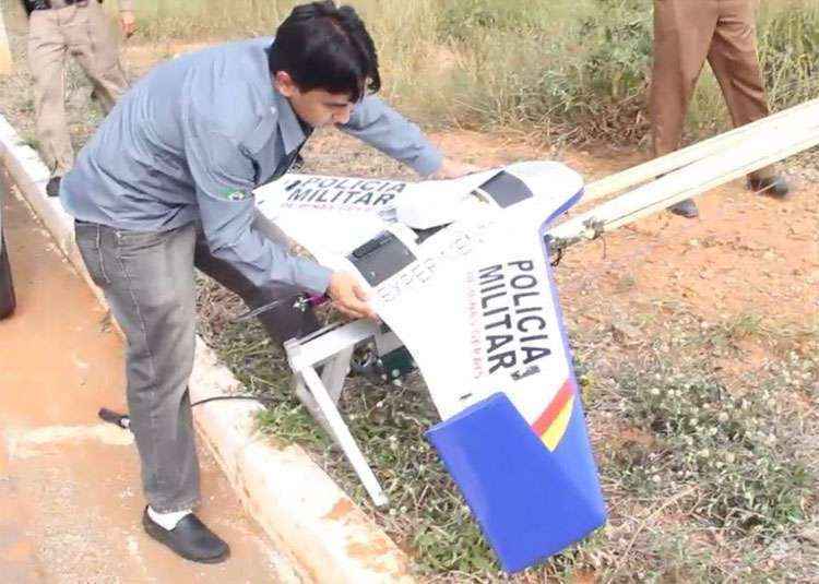 PM usa robô aéreo para combater crimes ambientais em Minas  - Divulgação/PMMG
