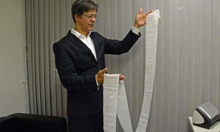 STJ recebe pedido de habeas corpus redigido em papel higiênico - ST/JReprodução