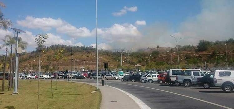 Incêndio destrói 30 hectares de vegetação no Parque Serra Verde  - Corpo de Bombeiros/Divulgação