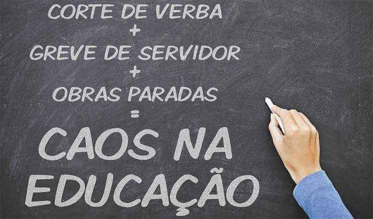 Mais da metade das federais mineiras adiam início das aulas - Arte/D.A Press