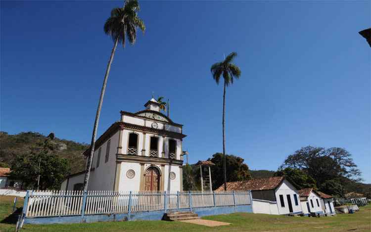 Moradores e iniciativa privada se unem para restaurar igreja em Biribiri - Beto Novaes/EM/DA Press - 13/7/15