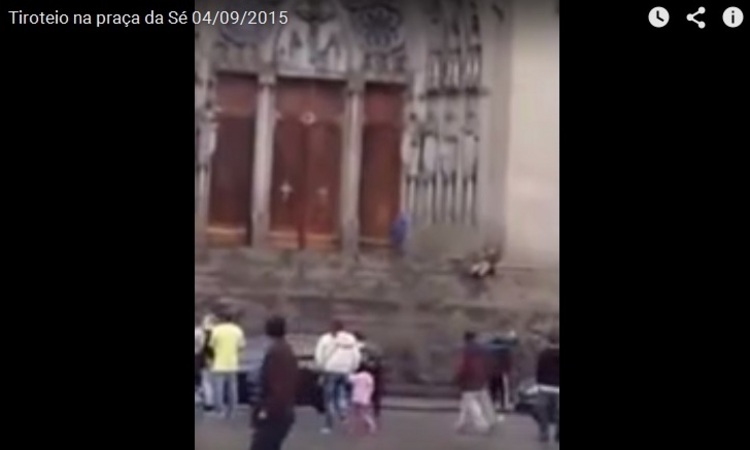 Família diz que viu pela TV morador de rua ser morto na Igreja da Sé - Reprodução/YouTube