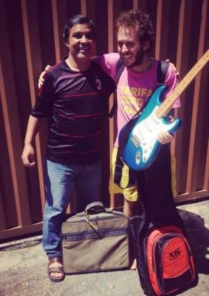 Músico recebe de volta guitarra esquecida dentro de táxi depois da Virada Cultural de BH - Reprodução/Facebook