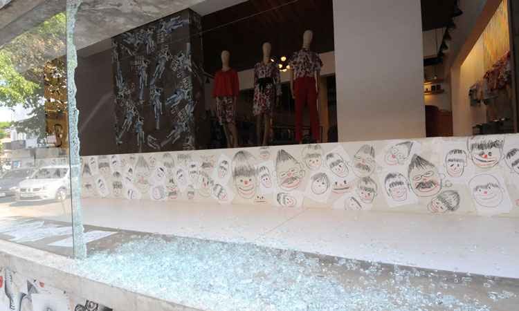 Ronaldo Fraga chama atenção para a insegurança após ter loja na Savassi arrombada  - FOTOS: Beto Novaes/EM/D.A Press