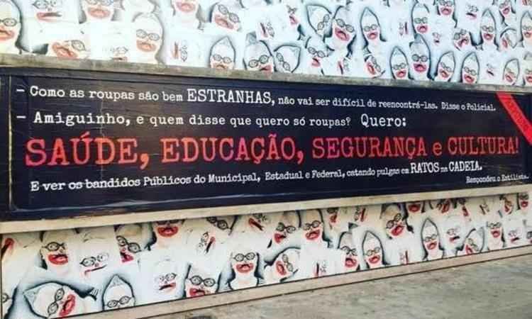 Estilista protesta contra insegurança na Savassi - Ronaldo Fraga/Divulgação