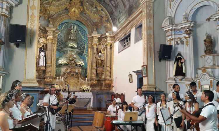 Missa dos quilombos celebra liberdade e alegria em Diamantina - Ana Clara Brant/EM/DA Press