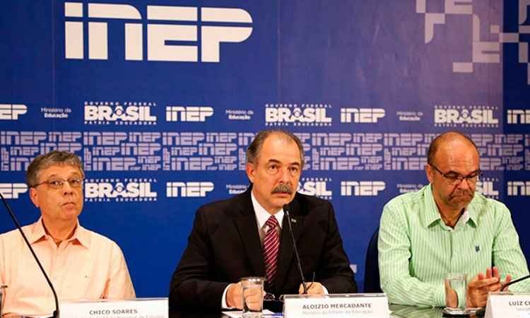 Ministro da Educação destaca redução de abstenções e atuação da PF no primeiro dia de Enem - Mariana Leal/MEC