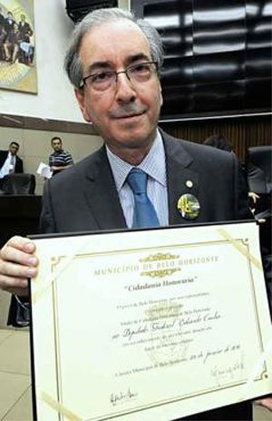 Eduardo Cunha pode perder título de cidadão honorário de Belo Horizonte - Jair Amaral/EM/D.A Press - 23/1/15