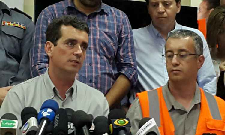 Barragem que se rompeu passava por obras, afirma Samarco - EM/D.A press