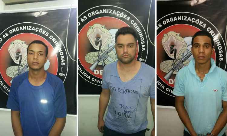 Grupo especializado em furto de caixas eletrônicos pelo Brasil é preso em Contagem - Polícia Civil/Divulgação
