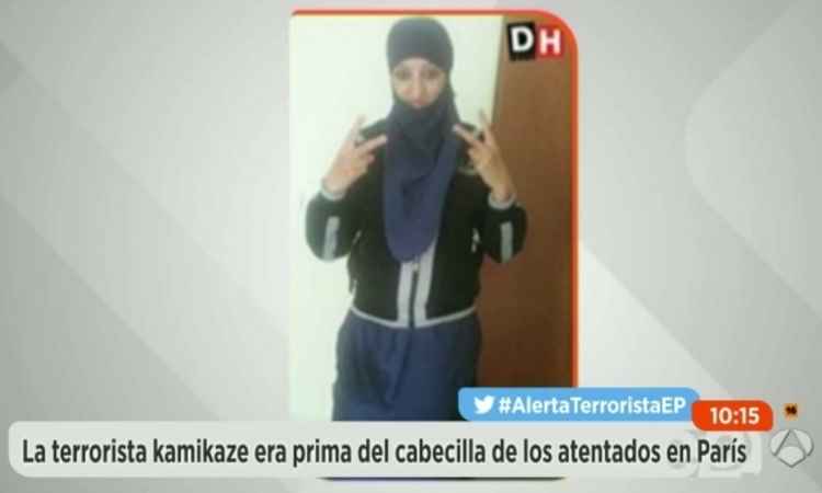 Conheça Hasna Ait Boulahcen, de jovem "festeira" a suposta suicida - Reprodução/Antena3.com