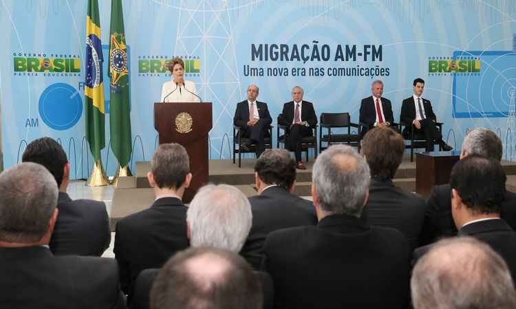 Portaria para migração de rádios AM para FM atende demandas do setor, diz Dilma - Roberto Stuckert Filho/PR