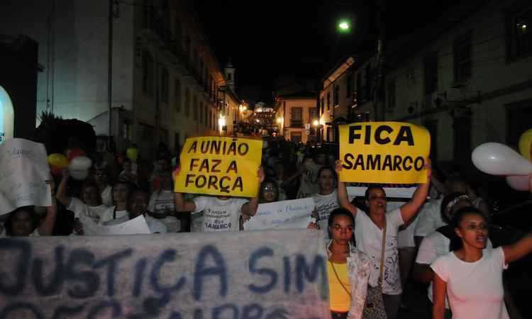 Compromisso com empregados vai até o fim do ano, diz presidente da Samarco - Jair Amaral/EM/D.A Press