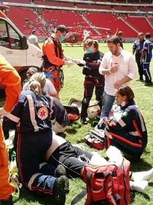Homem morre durante partida de futebol no Estádio Mané Garrincha, em Brasília - Correio Braziliense/Reprodução