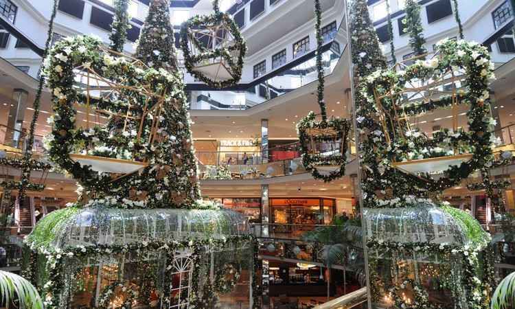 Shoppings economizam em campanhas de natal - Jair Amaral/EM/D.A Press