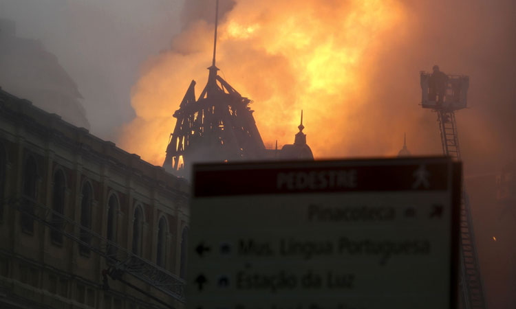 Estação da luz será reaberta nesta quinta após 10 dias interditada -  AFP PHOTO/Miguel SCHINCARIOL 