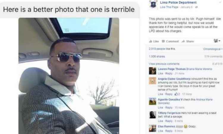 Bandido insatisfeito com imagem em cartaz de ''Procura-se" manda selfie para a Polícia - Reprodução/Internet