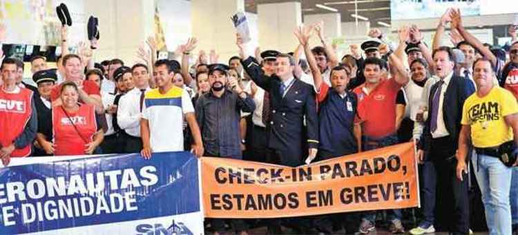 Grevistas prometem retomar paralisações nos aeroportos depois do carnaval - José Cruz/Agência Brasil
