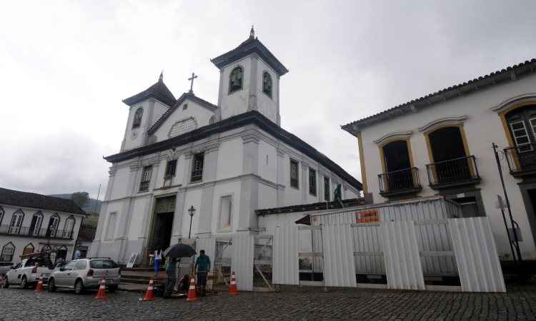 Primeira catedral de Minas, em Mariana, será restaurada - Túlio Santos/EM/D.A Press