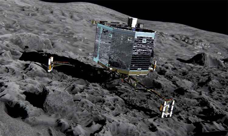 Agências se despedem de Philae, primeira sonda a pousar no rastro de um cometa - MEDIALIAB/ESA/AFP %u2013 20/12/13