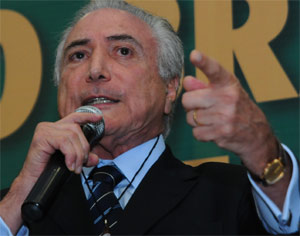Temer nega articulação pela saída de Dilma - Euler Junior/EM/D.A Press