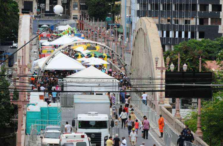 Viaduto Santa Tereza será fechado pela segunda vez para virar espaço de lazer  -  Euler Junior/EM/D.A Press