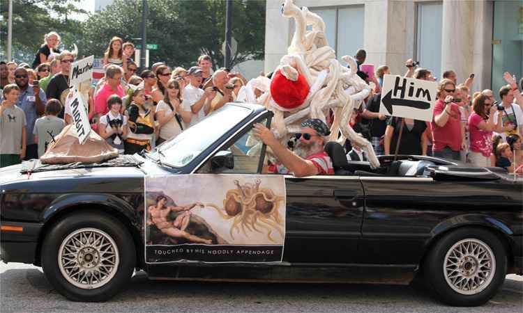 Igreja do Monstro do Espaguete Voador celebrará casamentos na Nova Zelândia - Reprodução/ http://www.venganza.org